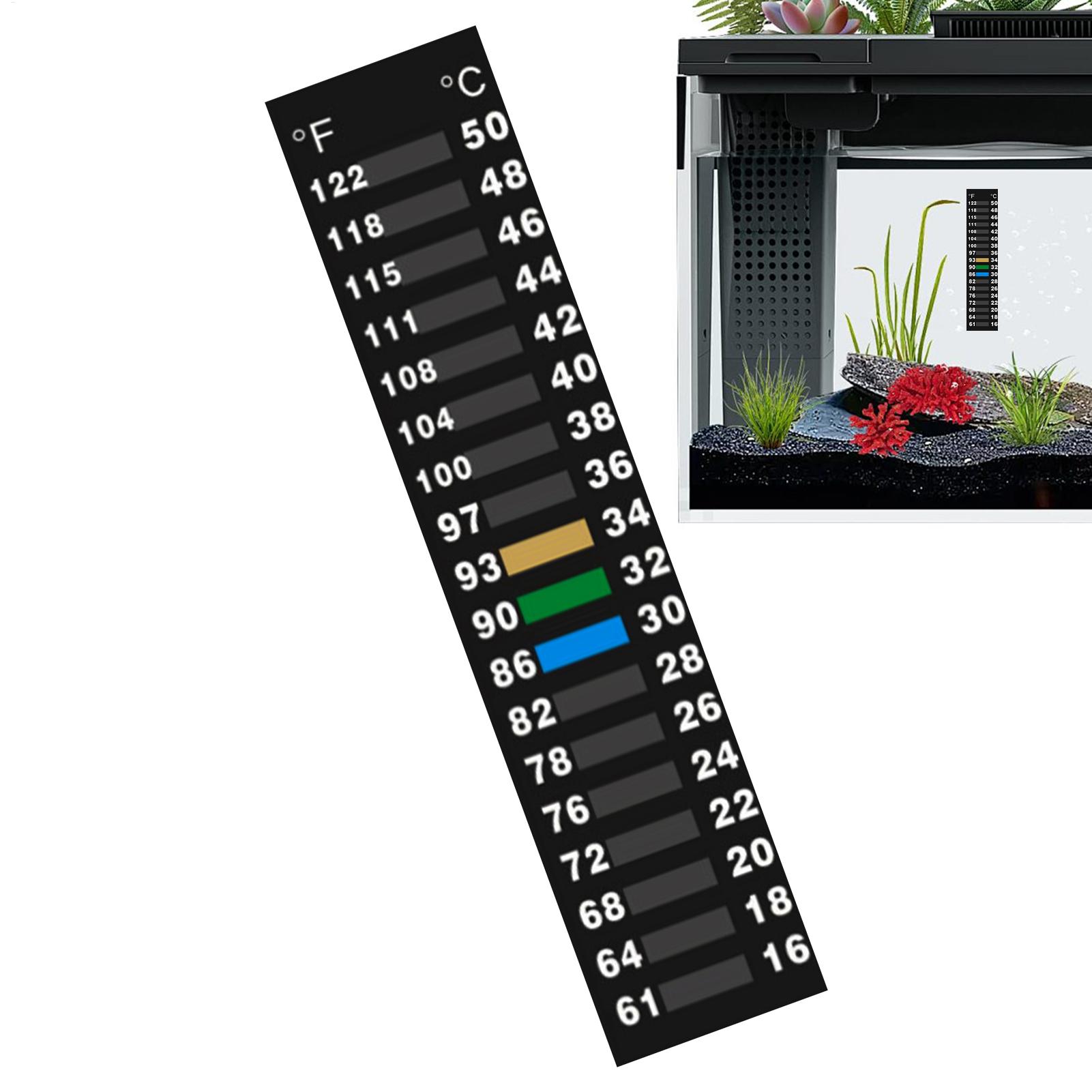 Temperature Strip Thermometer - Sıcaklık Şeridi LCD Çevresel İzleme Etiketi