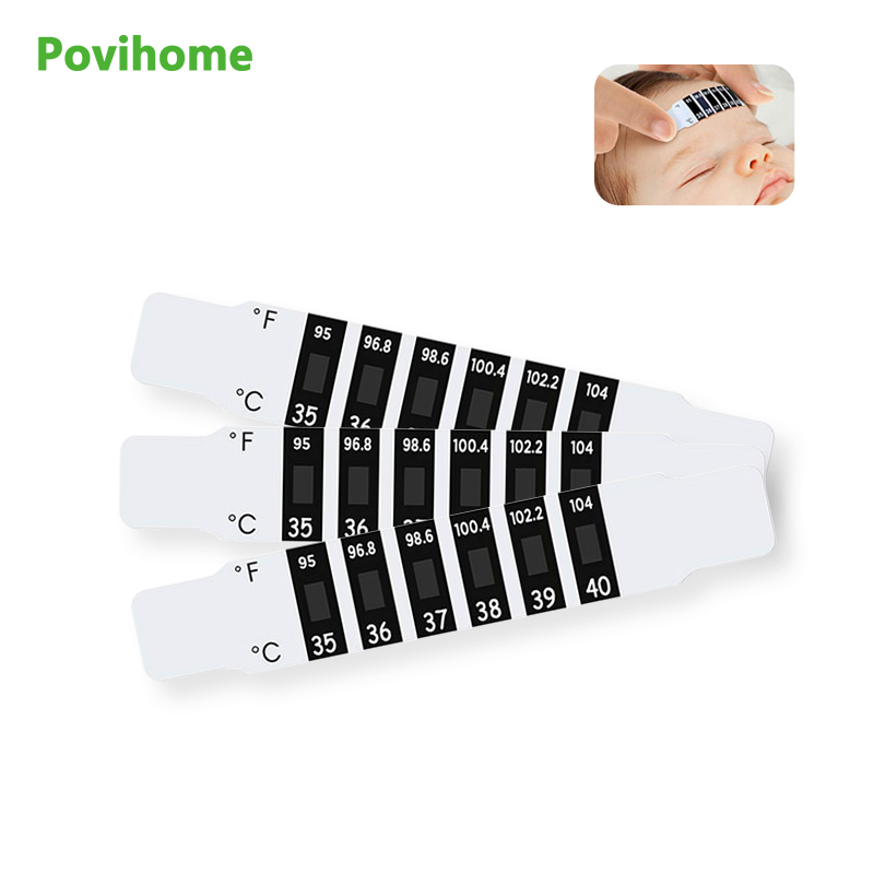 Temperature Strip Thermometer - 5 adet Çocuk Alın Sıcaklık Ölçüsü
