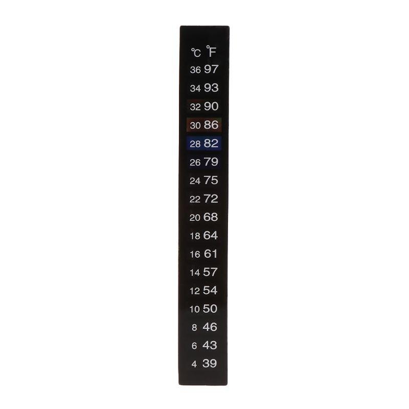 Temperature Strip Thermometer - 10 paket Akvaryum Termometre Etiket Balık