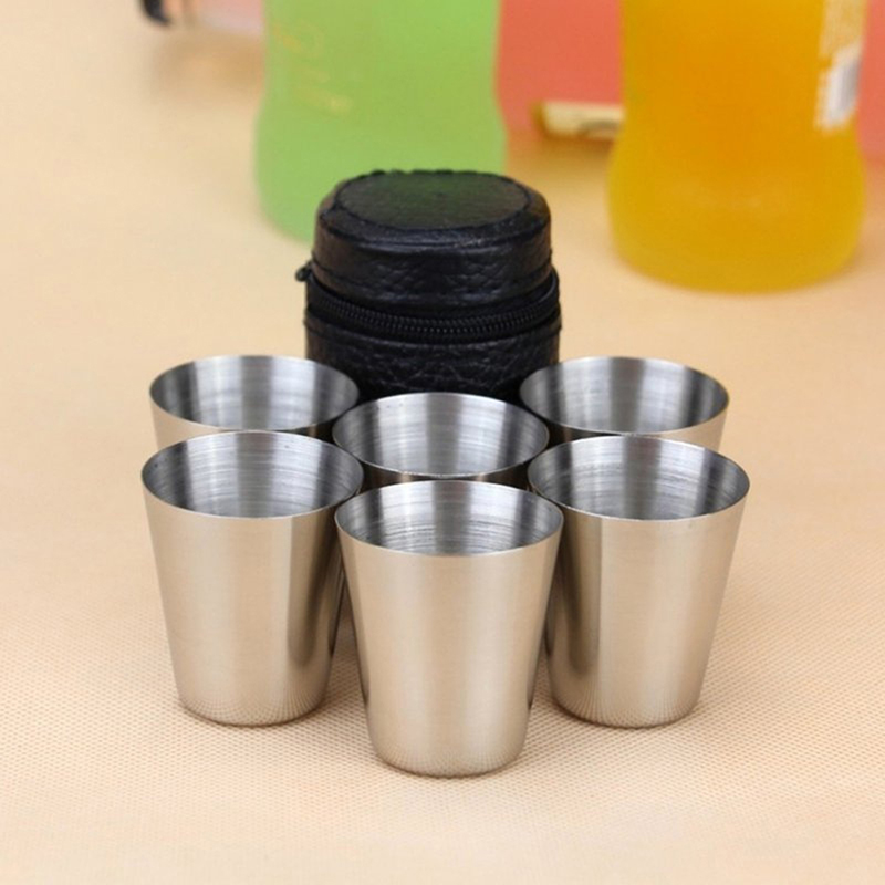 Espresso Shot Glass - 4/6 adet paslanmaz çelik bardaklar Mini