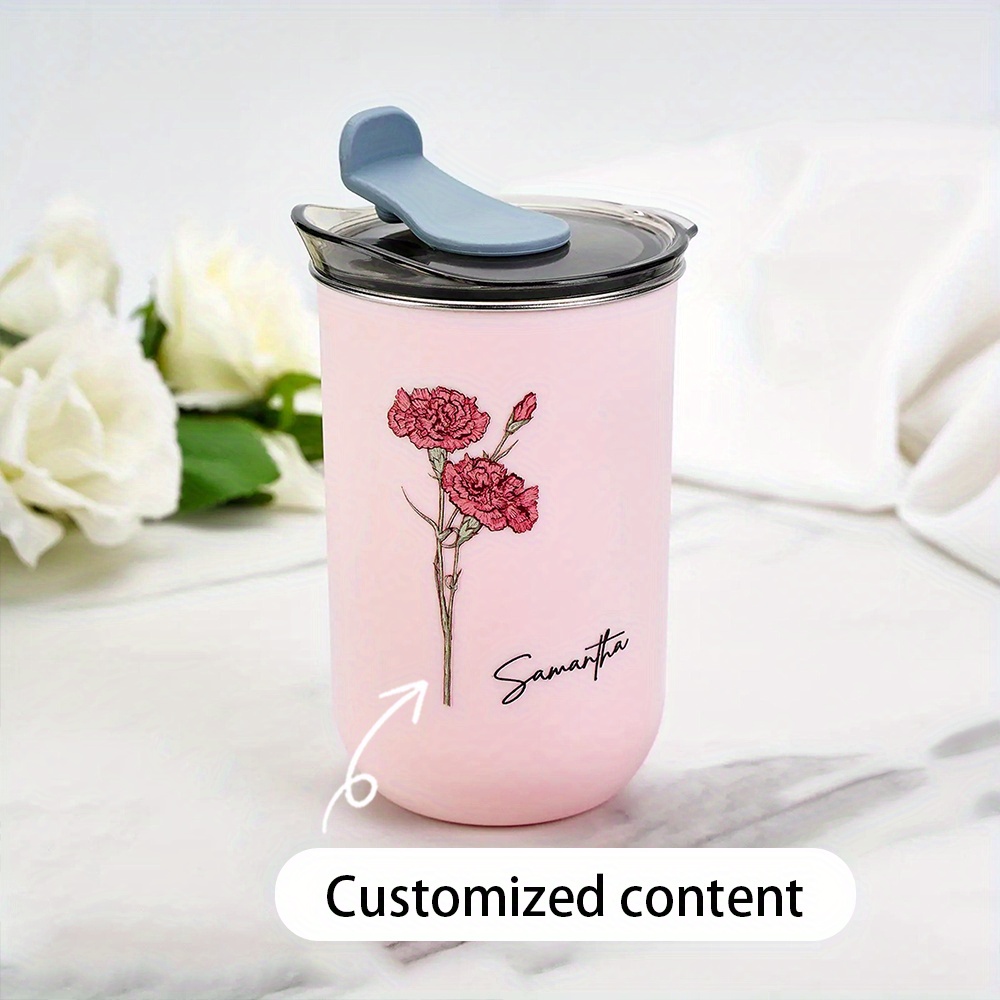 Coffee Equipment Names - Kişiye Özel Doğum Çiçeği Baskılı Kahve