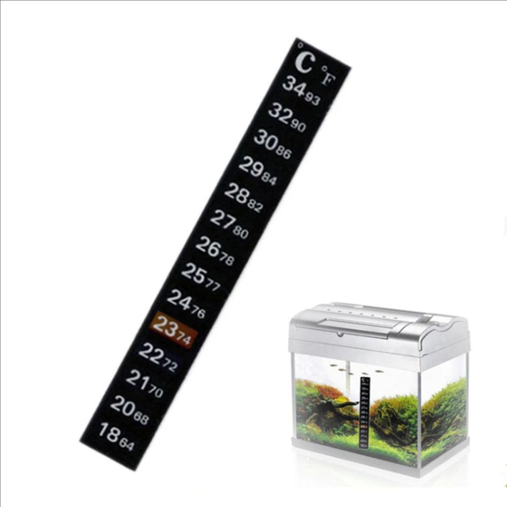 Temperature Strip Thermometer - 5 adet/10 adet akvaryum balık tankı