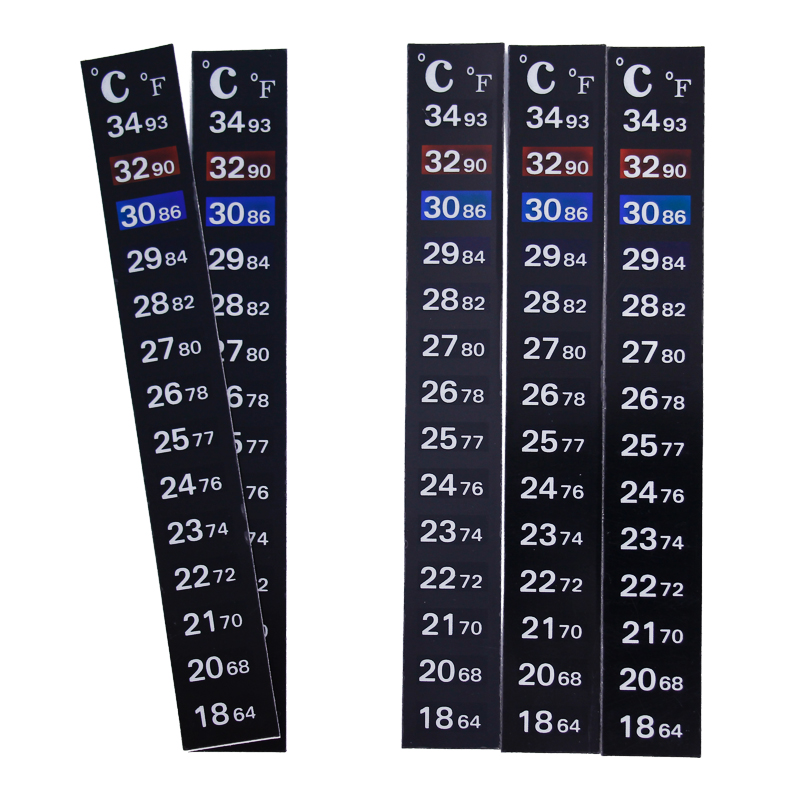 Temperature Strip Thermometer - 1/2/3/5 adet/grup Renk Değiştiren Termometre Şeridi