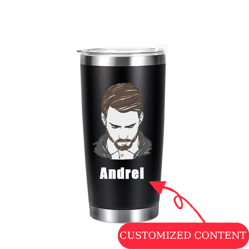 Coffee Equipment Names - Şık Paslanmaz Çelik Bardaklar, Desen ve
