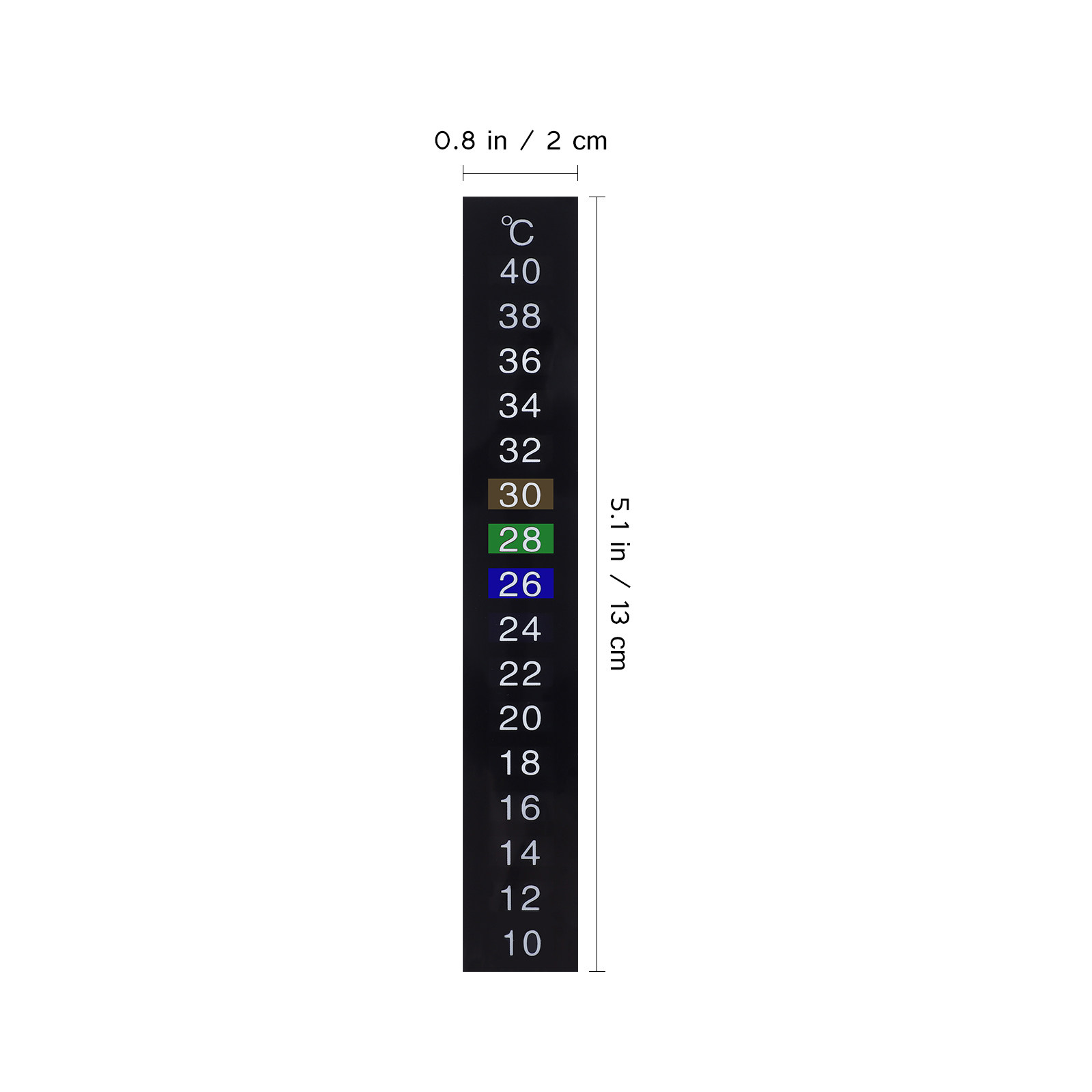 10 Adet Sıcaklık Termometresi  - Temperature Strip Thermometer incelemesi ve fiyatı