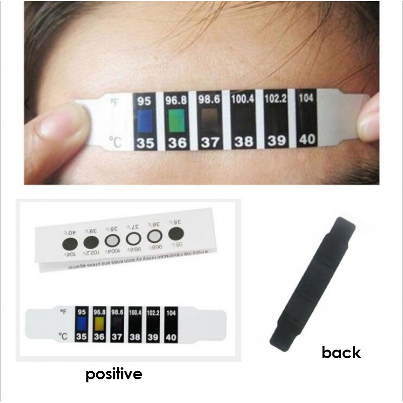 5 adet Çocuk Alın Sıcaklık Ölç - Temperature Strip Thermometer incelemesi ve fiyatı