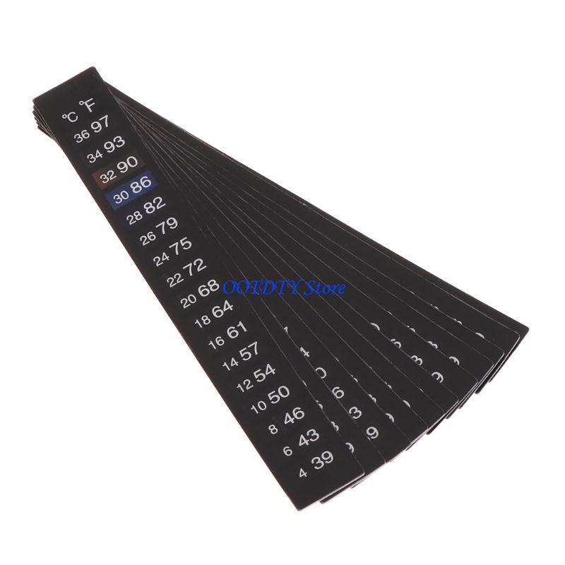 367A 10 PCS Betta Sticker Term - Temperature Strip Thermometer incelemesi ve fiyatı