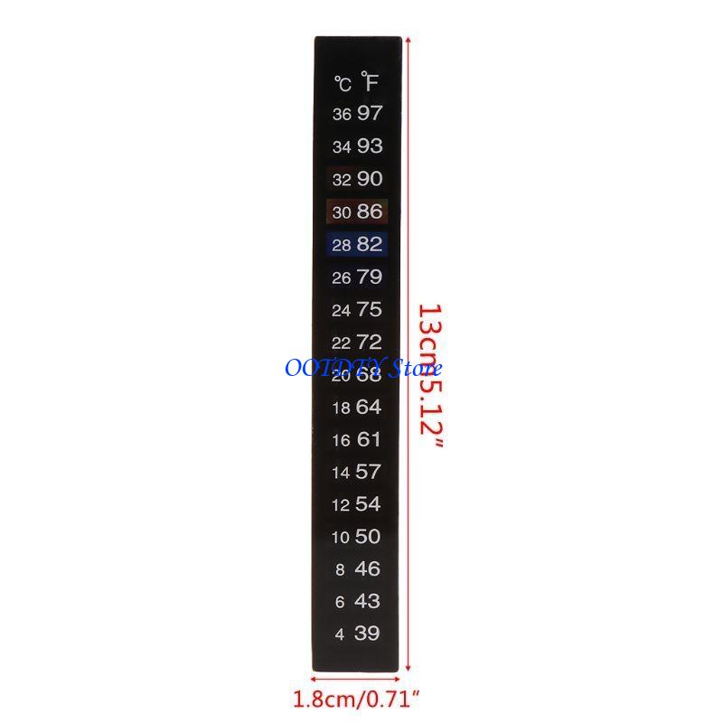 367A 10 PCS Betta Sticker Term - Temperature Strip Thermometer incelemesi ve fiyatı