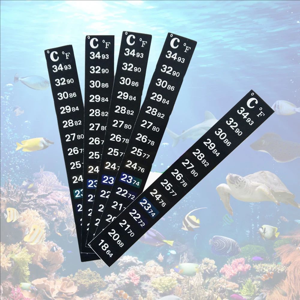 5 adet/10 adet akvaryum balık  - Temperature Strip Thermometer incelemesi ve fiyatı