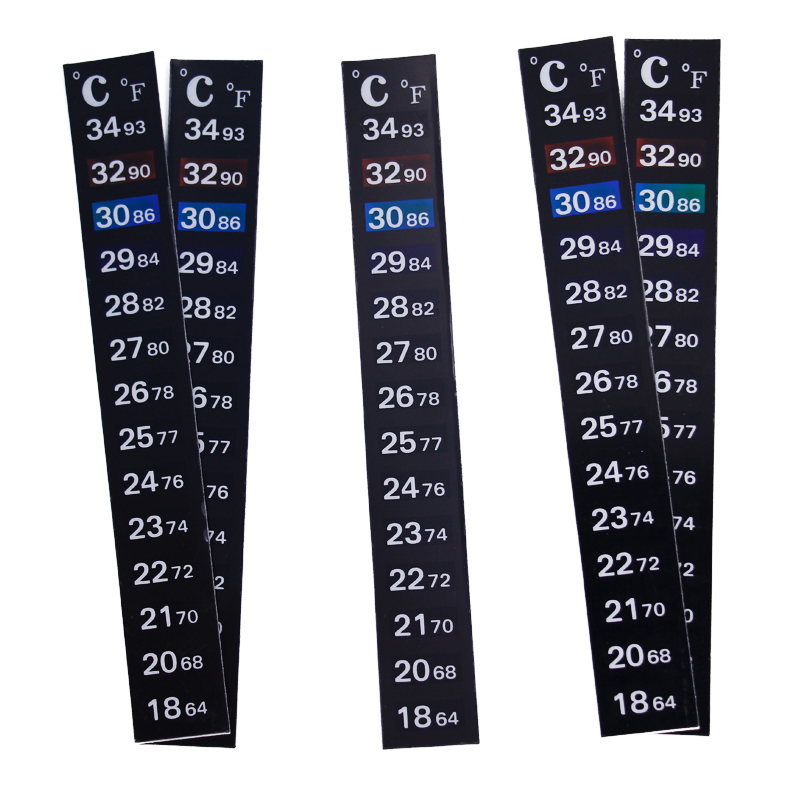 1/2/3/5 adet/grup Renk Değişti - Temperature Strip Thermometer incelemesi ve fiyatı
