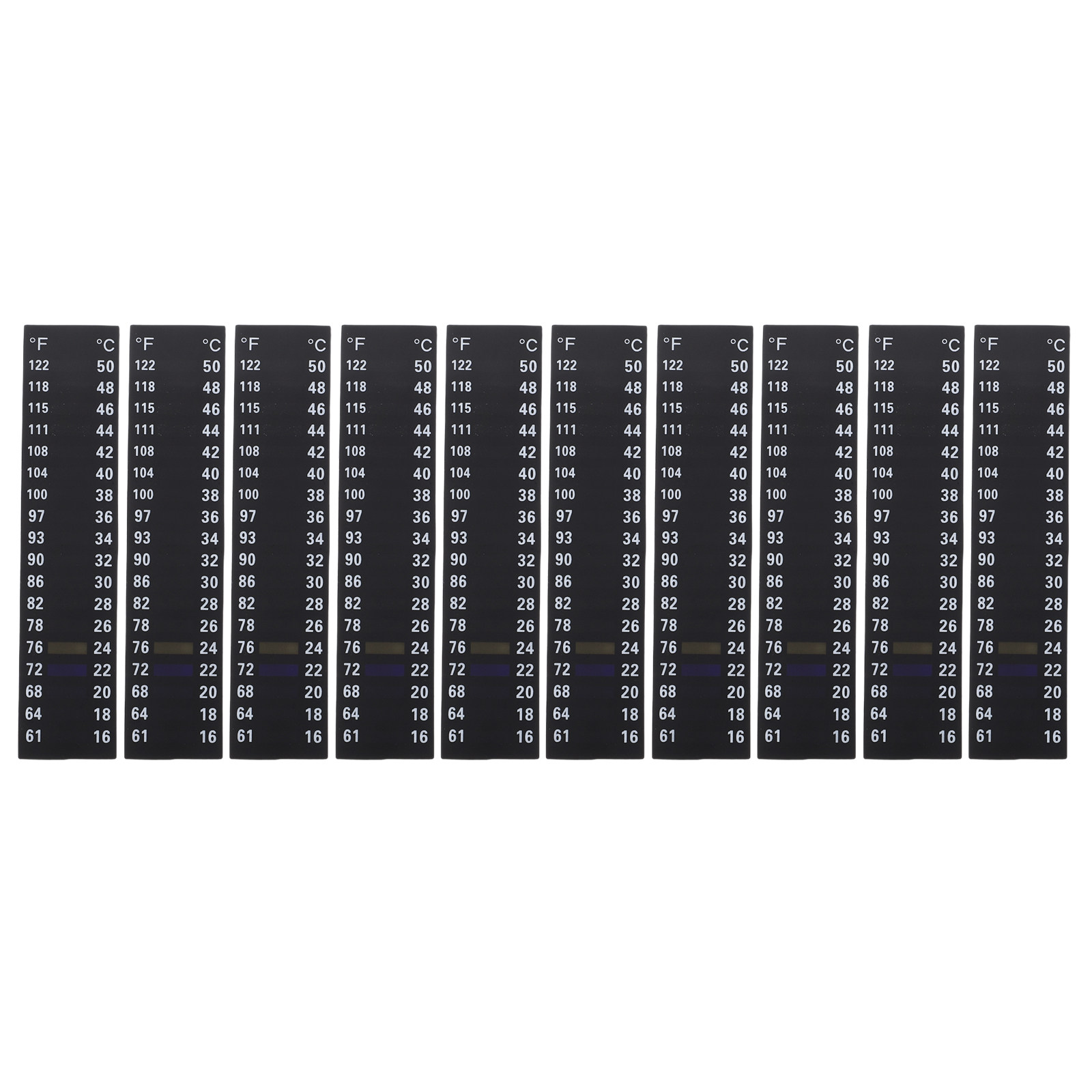 10 adet akvaryum su şeritleri  - Temperature Strip Thermometer incelemesi ve fiyatı